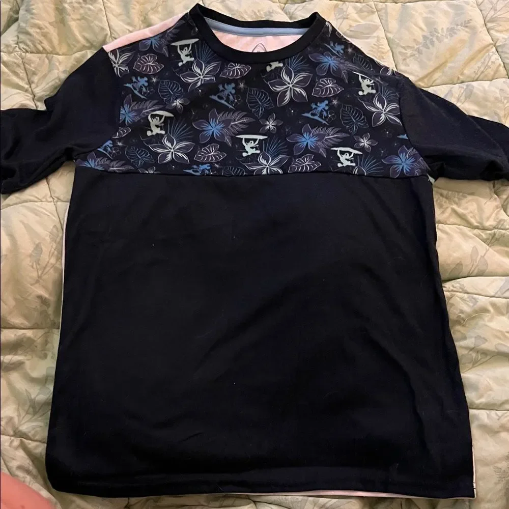 Kids Navy Blue Floral Disney Alani Shirt